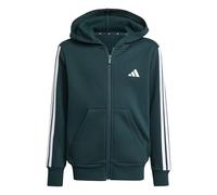 Felpa inverno bambino ragazzo Adidas Essentials 3STR JY4978 verde-bianco
