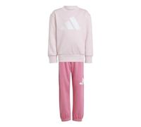 adidas Unisex - Bambini ESSENTIALS JOGGER, Clear Pink/White, 4-5 Years