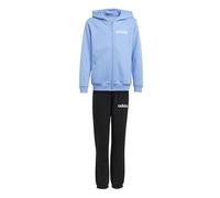 adidas Unisex - Bambini ESSENTIALS LINEAR TRACKSUIT, blue fusion/white, 15-16 Years