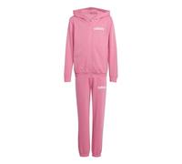 adidas Unisex - Bambini ESSENTIALS LINEAR TRACKSUIT, pink fusion/white, 11-12 Years