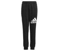 Pantaloni lunghi adidas Essentials Regular Fit Big Logo nero bianco bambini - 164