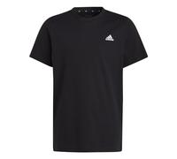 Adidas Unisex - Bambini Essentials Small Logo Cotton Tee, Black/White, 7-8 Years