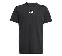 adidas Unisex - Bambini Essentials T-Shirt, Black/White, 15-16 Years