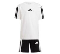 adidas Unisex - Bambini ESSENTIALS T-SHIRT SET, white/black, 7-8 Years