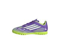 adidas Unisex - Bambini F50 Club Turf Football Boots Kids, Purple Rush/Cloud White/Lucid Lemon, 33 1/2 EU