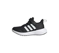 adidas Unisex - Bambini FortaRun 2.0 Cloudfoam Elastic Lace Top Strap Shoes, Core Black / Cloud White / Core Black, 38 2/3 EU