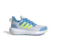 adidas Unisex - Bambini Fortarun 3.0 Shoes Junior, Dash Grey/Lucid Lemon/Solar Blue, 38 2/3 EU