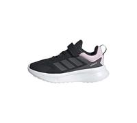 adidas Fortarun 4.0 Shoes Children, Scarpe da Corsa Unisex-Bambini, Core Black/Grey Six/Clear Pink, 28 EU