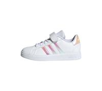 adidas Unisex - Bambini Grand Court 2.0 Shoes Children, Cloud White/Iridescent/Cloud White, 30 EU