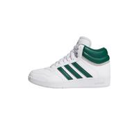 adidas Unisex - Bambini Hoops 4.0 Mid Shoes, Cloud White/Collegiate Green/Grey Two, 36 2/3 EU