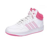 adidas Unisex - Bambini Hoops Mid Shoes, Cloud white/orchid fusion/lucid pink, 38 2/3 EU
