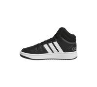adidas Unisex - Bambini Hoops Mid Shoes, Core Black / Cloud White / Grey Six, 38 2/3 EU