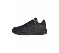 adidas Unisex - Bambini Hoops Shoes, core black/core black/Cloud white, 38 EU