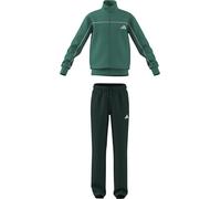 adidas Unisex - Bambini Junior Tricot Colourpop Tracksuit, pure teal/white, 13-14 Years