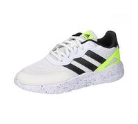adidas Nebzed Lifestyle Lace Running Shoes, Scarpe da Corsa, Cloud White/Core Black/Lucid Lemon, 38 2/3 EU