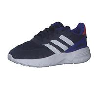 adidas Unisex - Bambini Nebzed Lifestyle Lace Running Shoes, dark blue/Cloud white/lucid blue, 38 EU