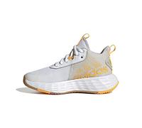 adidas Unisex - Bambini Ownthegame 2.0 Shoes, Cloud white/core black/solar gold, 40 EU