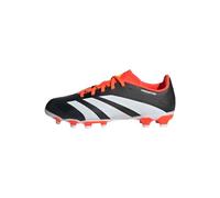 adidas Unisex - Bambini Predator 24 League Low Multi-Ground Boots, Core Black/Cloud White/Solar Red, 28 EU