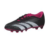 adidas Unisex - Bambini Predator Accuracy.4 Flexible Ground Boots, Core Black/Cloud White/Team Shock Pink 2, 35 1/2 EU
