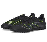 adidas Unisex - Bambini Predator Club Turf Football Boots Kids, Core Black Carbon Lucid Lemon, 34 EU