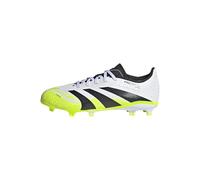 adidas Unisex - Bambini Predator League Firm Ground/Multi Ground Football Boots Kids, Cloud White/Core Black/Lucid Lemon, 38 2/3 EU