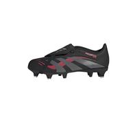 Scarpe da calcio Predator League Fold-Over Tongue Soft Ground Kids Core Black / Grey Four / Lucid Red 31 1/2