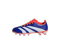 adidas Unisex - Bambini PREDATOR LEAGUE J Football boots Multi Ground, Lucid Blue / Cloud White / Solar Red, 35 EU