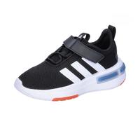 Adidas Unisex - Bambini Racer TR23 Hook And Loop Shoes Kids, Core Black/Cloud White/Solar Red, 33 1/2 EU