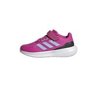 adidas Unisex - Bambini RunFalcon 3.0 Elastic Lace Top Strap Shoes, Lucid Fuchsia / Blue Dawn / Core Black, 33 EU