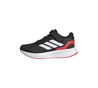 adidas Unisex - Bambini RUNFALCON 5 Shoes Kids, Core Black/Cloud White/Lucid Red, 35 EU