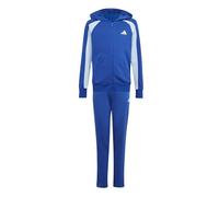 adidas Unisex - Bambini SEASONAL ESSENTIALS COLORBLOCK TRACKSUIT, team royal blue/glow blue/white, 9-10 Years