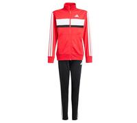 Adidas Tuta da Ragazzi Essentials Tiberio 3-Stripes Tricot Rossa Taglia 11-12...