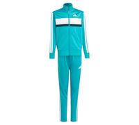 Tuta Seasonal Essentials Tiberio 3-Stripes Tricot Junior Pure Teal / Aurora Ivy / White 7-8A
