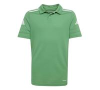 adidas Unisex - Bambini SQUADRA25 Cotton Polo Kids, Team Green/White, 5-6 Years