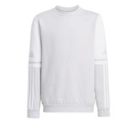 adidas Unisex - Bambini SQUADRA25 Sweat Crew Kids, Team Light Grey/White, 5-6 Years