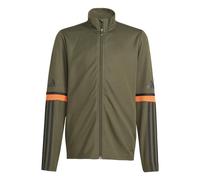 adidas Unisex - Bambini SQUADRA25 TRAINING JACKET KIDS, night cargo/black/semi impact orange, 7-8 Years