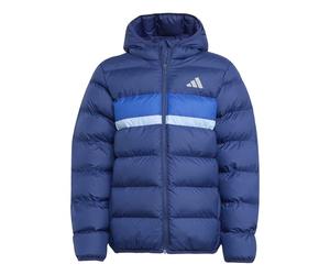 adidas Unisex - Bambini SYNTHETIC DOWN JACKET, dark blue/team royal blue/glow blue, 15-16 Years