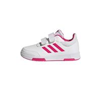 adidas Unisex - Bambini Tensaur Hook and Loop Shoes, Cloud White / Magenta / Core Black, 33 EU
