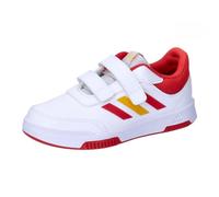 adidas Unisex - Bambini Tensaur Hook and Loop Shoes, White/ Collegiate Red/ Collegiate Gold, 32 EU