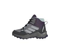 adidas Unisex - Bambini Terrex AX4R Mid Rain.RDY Hiking Shoes, Grey Three/Grey Two/Semi Flash Aqua, 33 EU