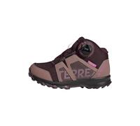 Adidas Unisex - Bambini Terrex Boa Mid Rain.RDY Hiking Shoes, Maroon/Matt Purple/Wonder Red, 36 2/3 EU