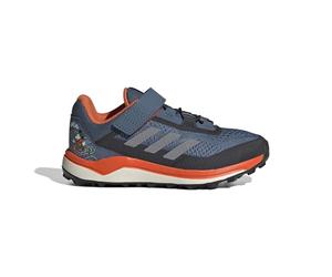 adidas Unisex - Bambini Terrex Disney Agravic Flow Trail Running Shoe, Wonder Steel/Grey/Semi Impact Orange, 35 EU