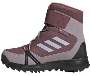 adidas Unisex - Bambini Terrex Snow Hook-And-Loop Cold.RDY Winter Shoes, Quiet Crimson/Silver Dawn/Amber Tint, 28 1/2 EU