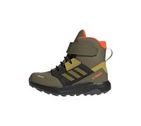 adidas Unisex - Bambini Terrex Trailmaker High COLD.RDY Hiking Shoes, Focus Olive / Pulse Olive / Orange, 38 EU