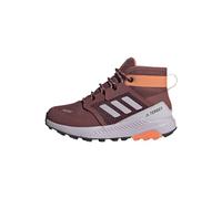 adidas Unisex - Bambini Terrex Trailmaker Mid Rain.RDY Hiking Shoes, Burgundy/Silver Dawn/Amber Tint, 38 EU