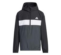 adidas Unisex - Bambini Woven Anorak Kids, Black, 9-10 Years