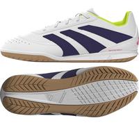 adidas Unisex Bambino Club Predator Indoor Scarpa Calcio, Bianco Viola Collegale Limone Lucido, 1 Little Kid