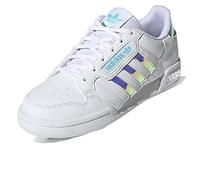 adidas Unisex Bambino Continental 80 Stripes Sneaker, Cloud White/Cloud White/Pulse Aqua, 37 1/3 EU