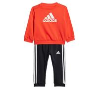 adidas Unisex - Bimbi 0-24 Badge of Sport Jogger Set, Bright Red/White, 3-6 Months