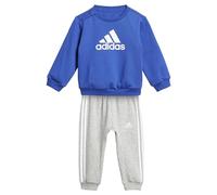 adidas Unisex - Bimbi 0-24 Badge of Sport Jogger Set, Semi Lucid Blue/White, 9-12 Months
